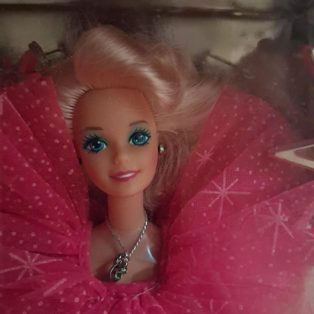 Barbie Doll with Pink Dress and Blonde Hair